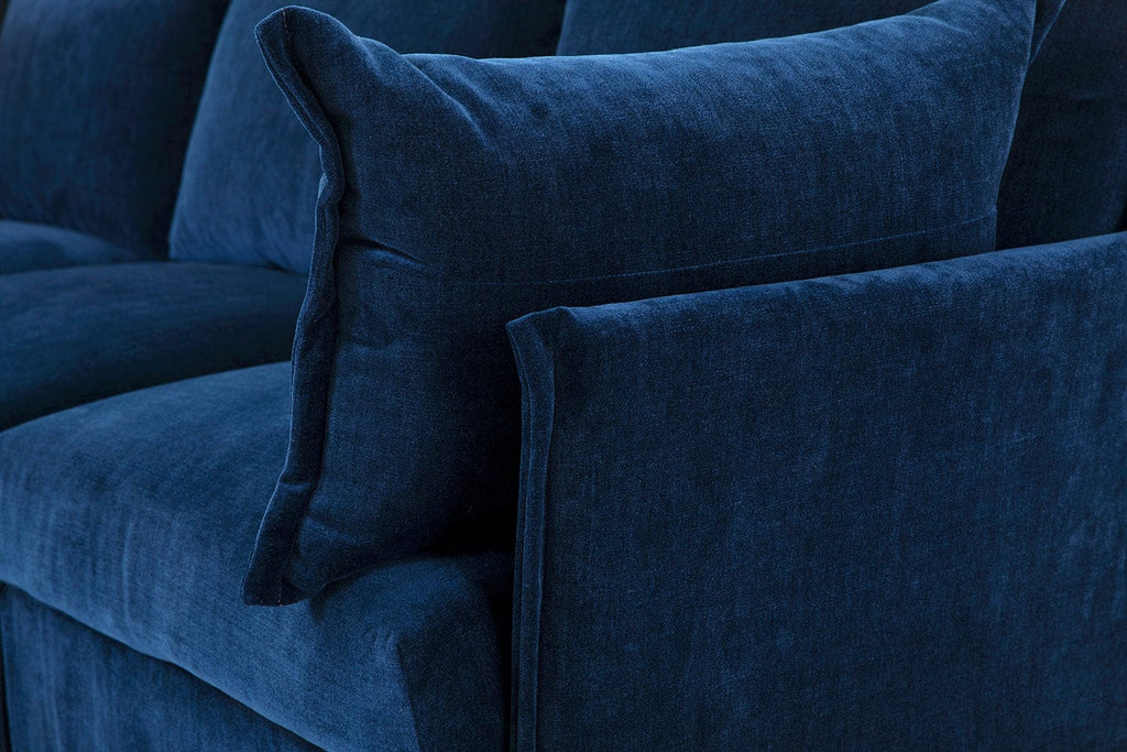 Canapé d'angle modèle 06 avec pouf