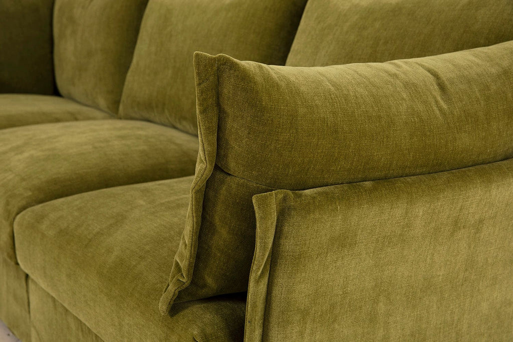 Canapé d'angle modèle 06 avec pouf