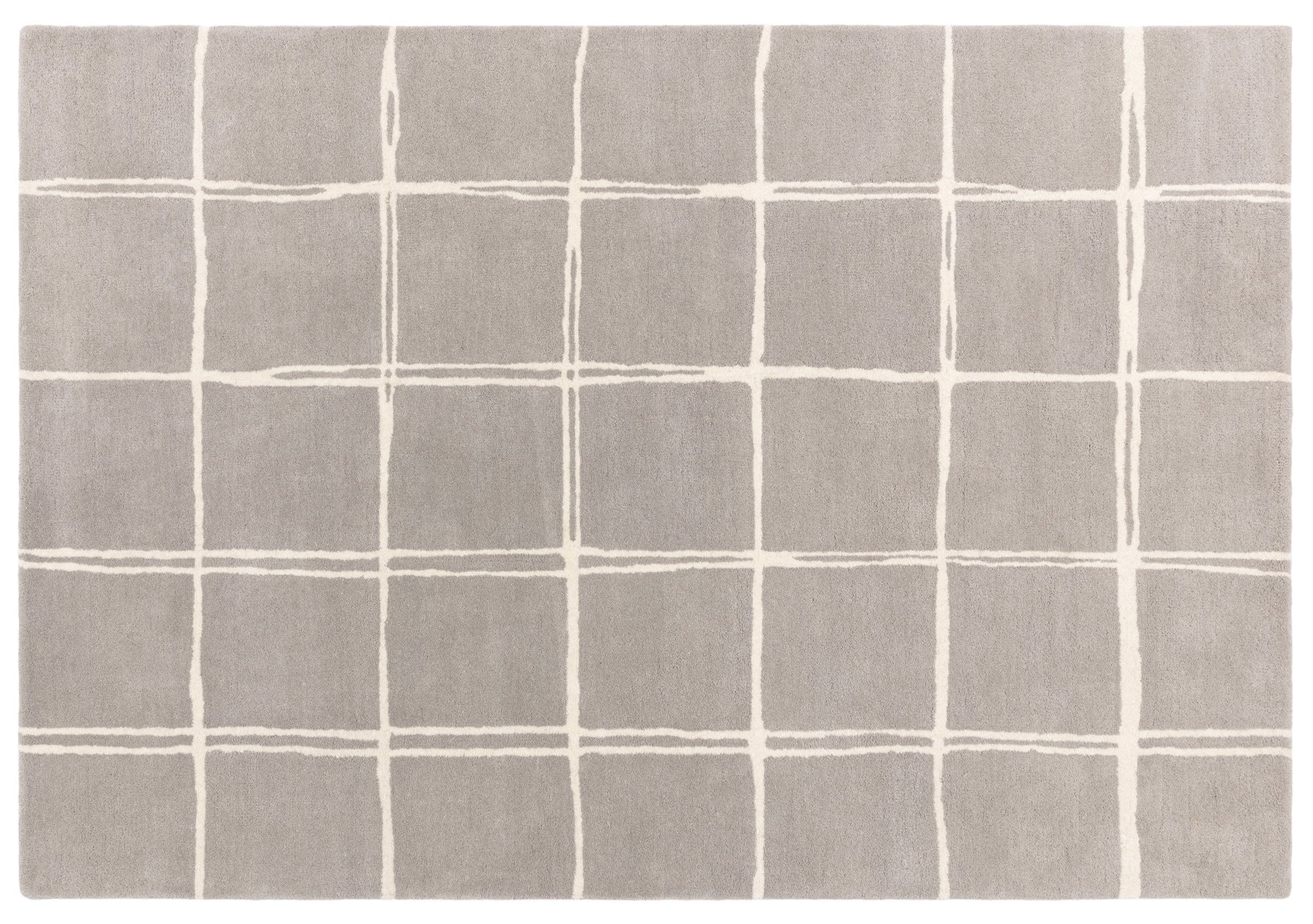 Albany Grid Silver Rug
