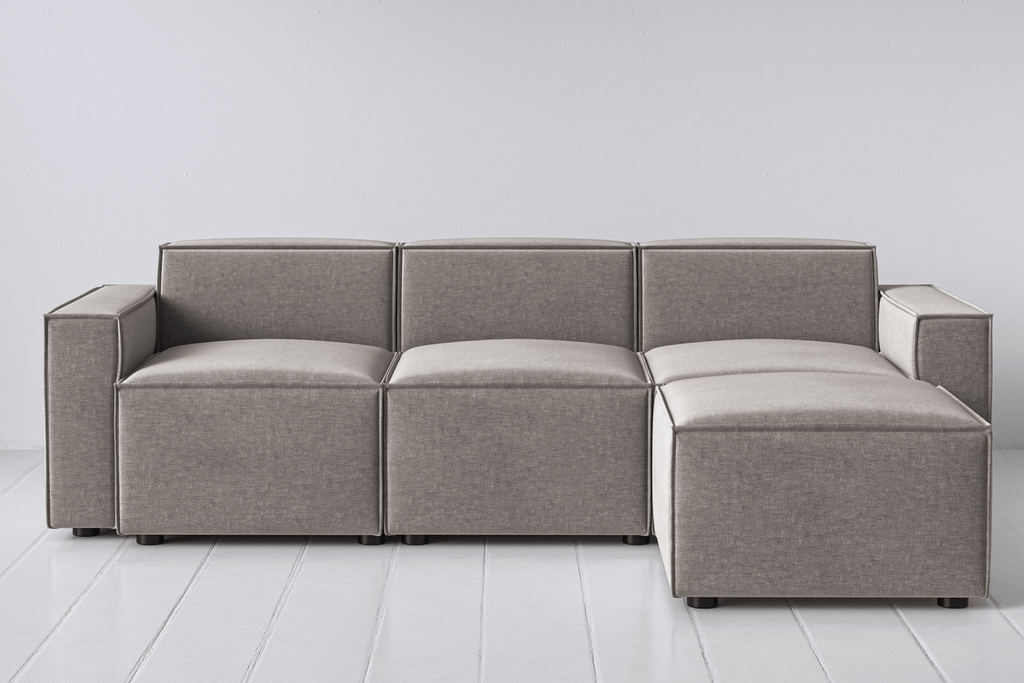 Modèle 03 Canapé 3 places avec méridienne à droite