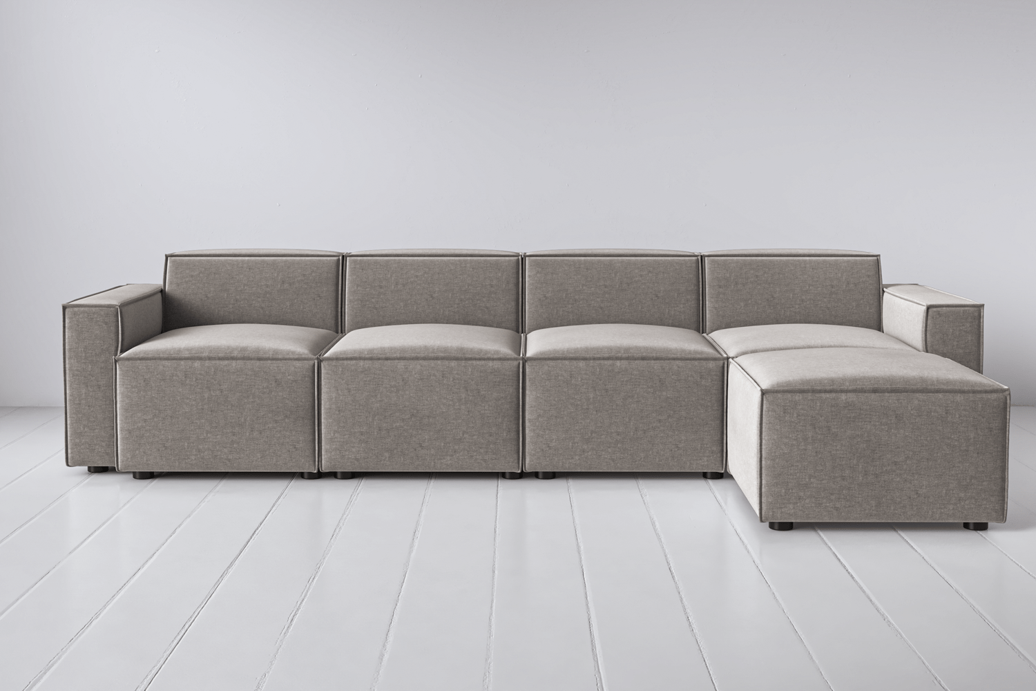 Modèle 03 Canapé 4 places avec méridienne à droite