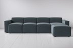 Modèle 03 Canapé 4 places avec méridienne à droite