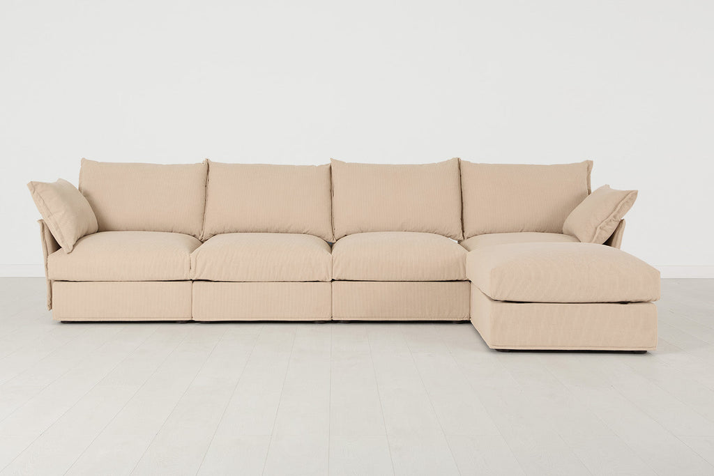 Modèle 06 Canapé 4 places avec méridienne à droite