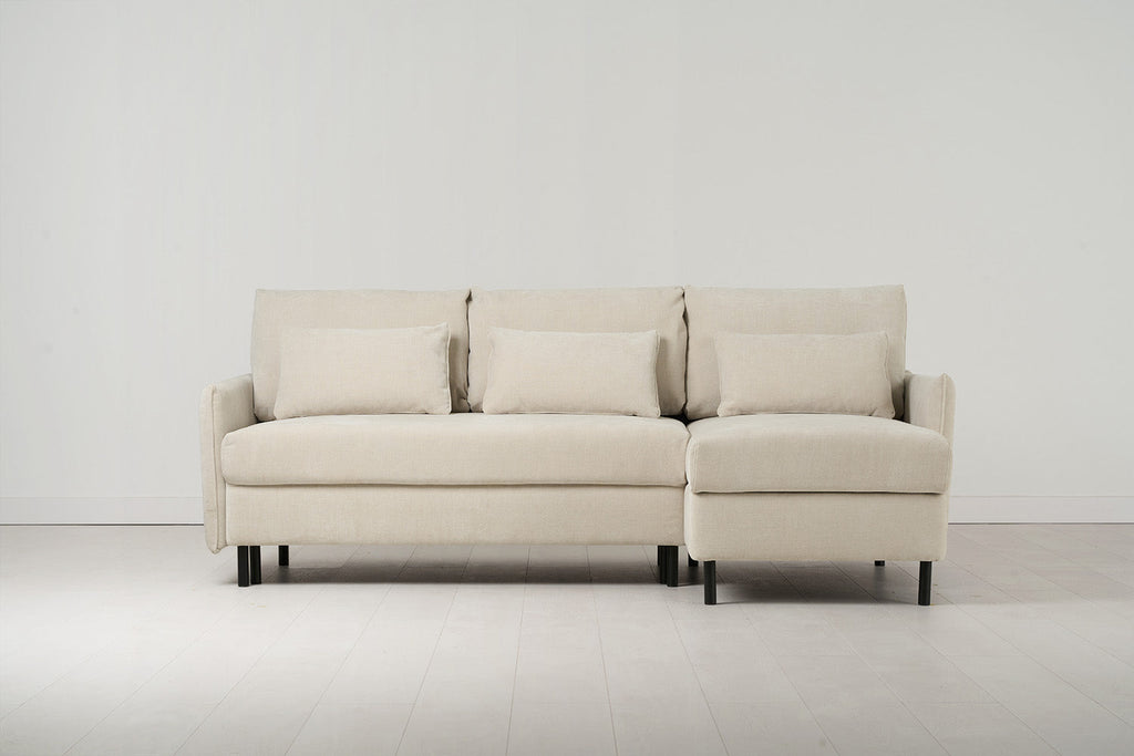 Modèle 12 Canapé-lit 3 places avec méridienne à droite et rangement