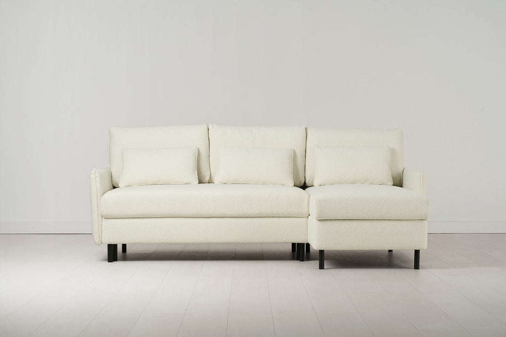 Modèle 12 Canapé-lit 3 places avec méridienne à droite et rangement