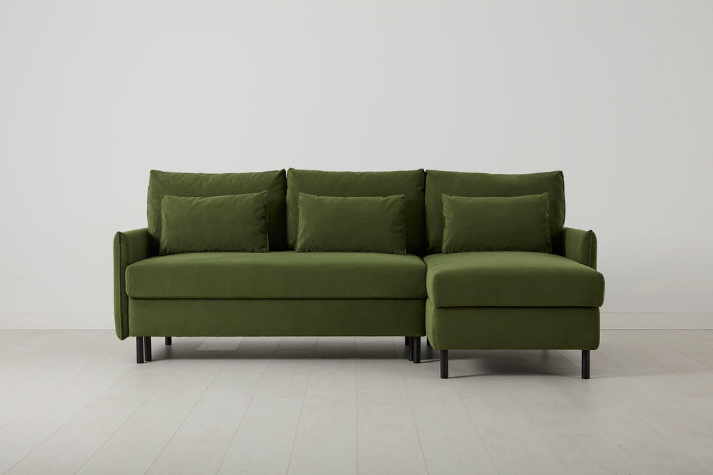 Modèle 12 Canapé-lit 3 places avec méridienne à droite et rangement