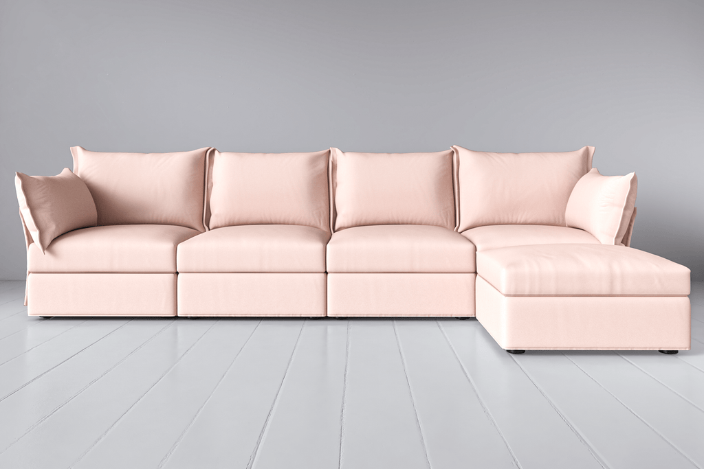 Modèle 06 Canapé 4 places avec méridienne à droite