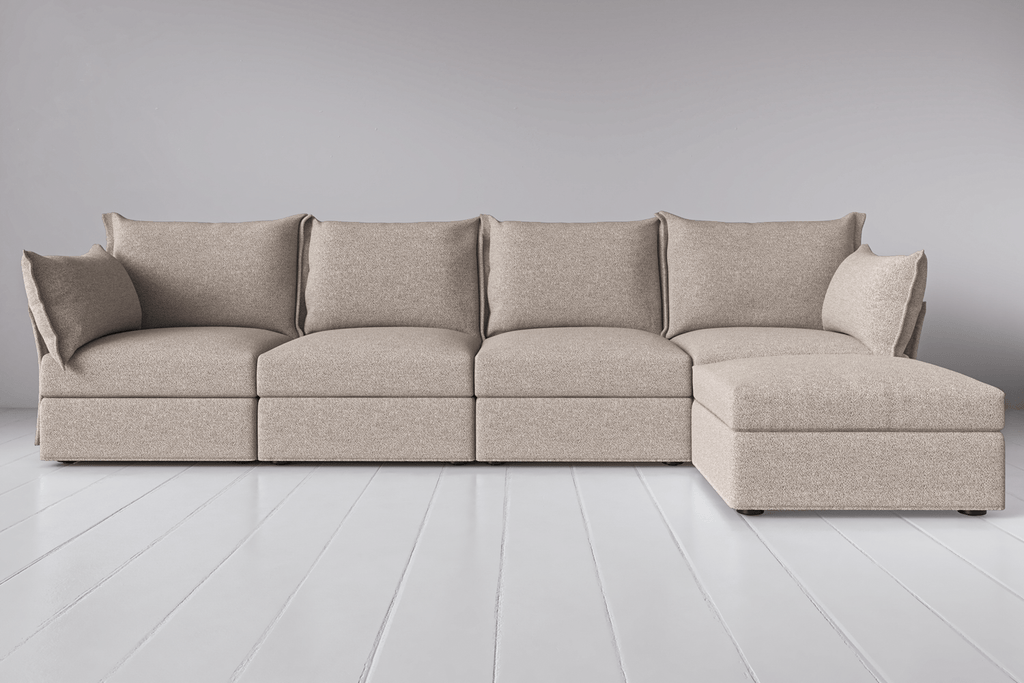 Modèle 06 Canapé 4 places avec méridienne à droite