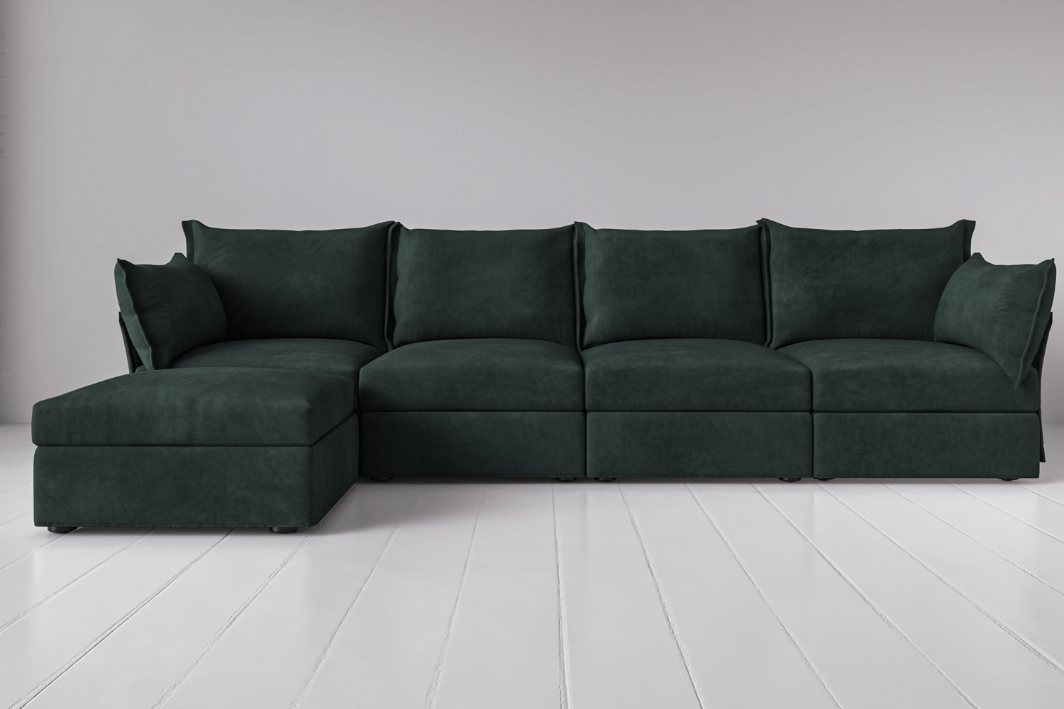 Modèle 06 Canapé 4 places avec méridienne gauche