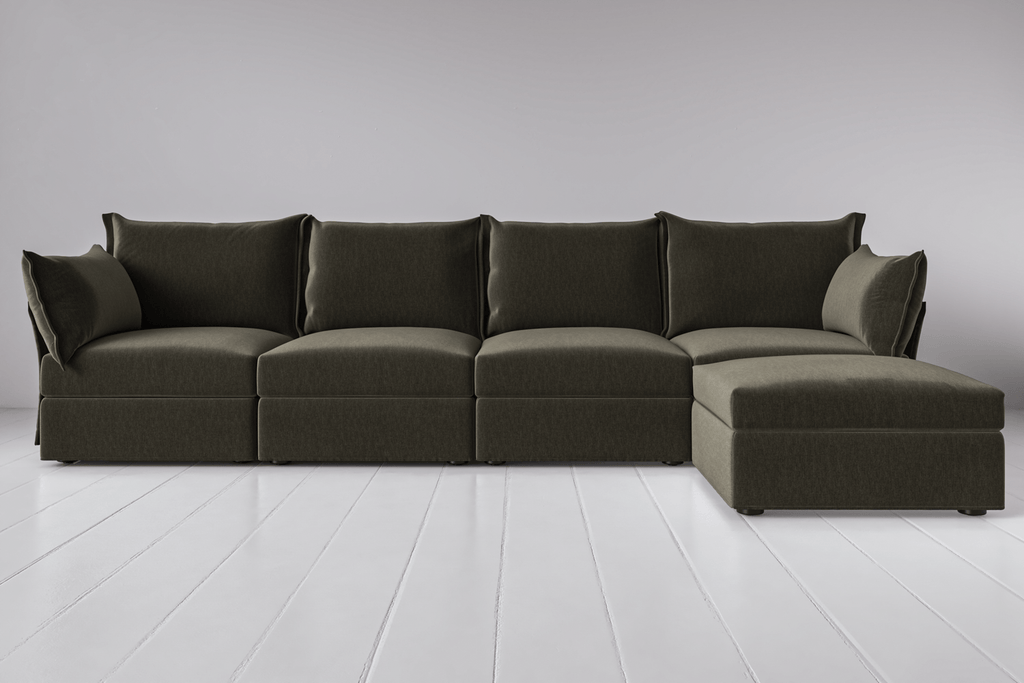 Modèle 06 Canapé 4 places avec méridienne à droite